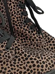 Vorschaubild 3 von Damen Stiefeletten Animal Print Gr. 35 Mehrfarbig Schnürstiefelette