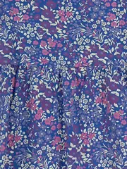 Vorschaubild 3 von Mädchen Freizeitkleid Blumenmuster Rüschen Blau Gr. 92 Kinder