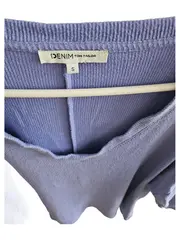 Vorschaubild 2 von Damen Pullover Lila Gr. 36, S V-Ausschnitt Rippstrick Casual