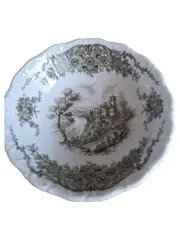 Vorschaubild 1 von Sammelteller Porzellan Klassisch Landschaft Weiß 13cm