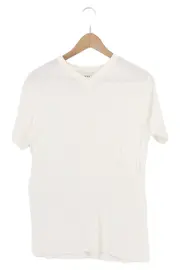 Vorschaubild 1 von WATSONS Herren T-Shirt V-Neck Basic Casual Weiß Gr. 46/S Baumwolle