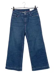 Vorschaubild 1 von Damen Jeans Culotte W26 Blau Weites Bein High Waist Denim