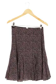 Vorschaubild 1 von Damen Wickelrock 34/XS Mehrfarbig Blumenmuster Midirock Casual