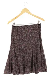 Vorschaubild 2 von Damen Wickelrock 34/XS Mehrfarbig Blumenmuster Midirock Casual