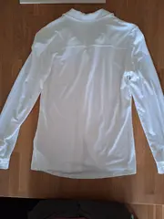 Vorschaubild 2 von Damen Hemdbluse Gr. 36/S Weiß Casual Viskose Langarm