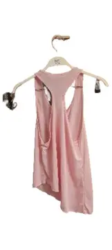 Vorschaubild 2 von Damen Tanktop Sport Shirt Rosa Gr. 36/S Racerback Asymmetrisch