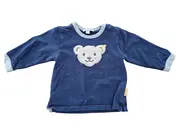 Vorschaubild 1 von Langarmshirt Baby Junge Gr. 62 Blau Teddybär Applikation Casual
