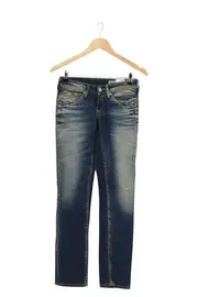 Vorschaubild 1 von Damen Jeans Slim Fit W25 Blau Casual Denim Hose