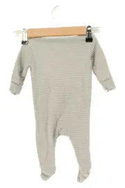 Vorschaubild 2 von Baby Body Gr. 68 Weiß Gestreift Stern Reißverschluss