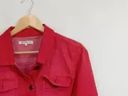 Vorschaubild 4 von Damen Leichte Jacke Rot Gr. 44/XXL Baumwolle Casual