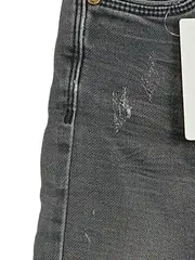 Vorschaubild 2 von Destroyed Jeans Kinder Mädchen Jungen Grau Gr. 116 Baumwolle