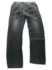 Vorschaubild 3 von Destroyed Jeans Kinder Mädchen Jungen Grau Gr. 116 Baumwolle