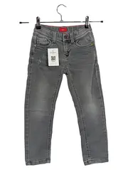 Vorschaubild 1 von Destroyed Jeans Kinder Mädchen Jungen Grau Gr. 116 Baumwolle