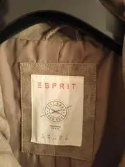 Vorschaubild 2 von Damen Leichte Jacke Gr. 42/L Beige Klassisch Elegant Viskose