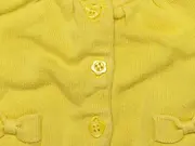 Vorschaubild 3 von Baby Mädchen Strickjacke Gelb Gr. 62-68 Schleifen Baumwolle