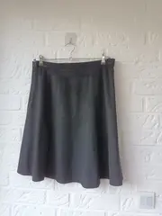 Vorschaubild 5 von Damen A-Linienrock Gr. 42/XL Grün Elegant Polyester Midirock