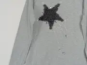 Vorschaubild 4 von Mädchen Langarmshirt Grau Stern Casual Kinder Gr. 130-140