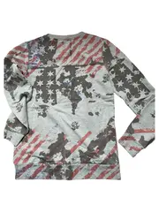 Vorschaubild 2 von Retour Kinder Sweatshirt Gr. 164 Grau Grafisch Logo-Print Casual Jungen