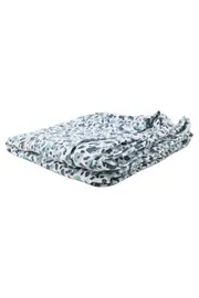 Vorschaubild 2 von Kopfkissenbezug Blau Blumenmuster Baumwolle Bohemian Vintage