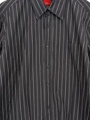 Vorschaubild 2 von Herren Business Hemd Langarm Gestreift Grau XL