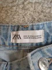 Vorschaubild 7 von Jeans Shorts Damen Gr. 38 Hellblau High Waist Denim Kurze Hose