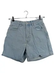 Vorschaubild 1 von Jeans Shorts Damen Gr. 38 Hellblau High Waist Denim Kurze Hose