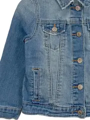 Vorschaubild 4 von Kinder Jeansjacke Gr. 104 Blau Casual Denim Jacke Mädchen