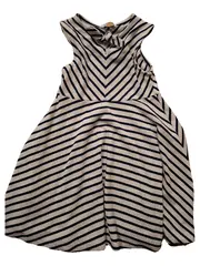 Vorschaubild 1 von Mädchen Freizeitkleid gestreift Gr. 110 Mehrfarbig Casual