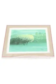 Vorschaubild 1 von Bild Paul Koyun Bäume Grün Modern Porzellan 23x18 cm