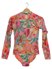 Vorschaubild 1 von Mädchen Badeanzug Langarm Blumenmuster Tropical Gr. 158 13 Jahre