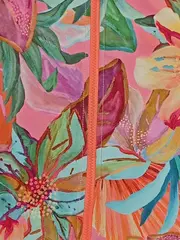 Vorschaubild 4 von Mädchen Badeanzug Langarm Blumenmuster Tropical Gr. 158 13 Jahre