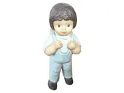 Vorschaubild 1 von Figur Junge Latzhose Kind Spielfigur 14cm Blau Deko