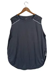 Vorschaubild 1 von Damen Sport Shirt Grau Gr. 42/XL Ärmellos Sportlich
