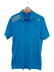 Vorschaubild 1 von Herren Poloshirt Gr. M Blau Sportlich Kurzarm Polo Shirt