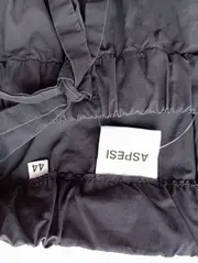 Vorschaubild 3 von Damen Faltenrock Gr. 44/XXL Blau Baumwolle Midirock Klassisch Elegant