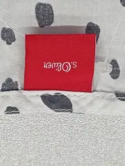 Vorschaubild 3 von Kinder Bluse Gr. 98 Weiß gepunktet Langarm Baumwolle Klassisch