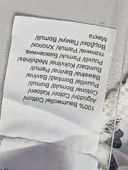 Vorschaubild 5 von Kinder Bluse Gr. 98 Weiß gepunktet Langarm Baumwolle Klassisch