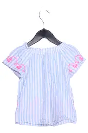 Vorschaubild 2 von Babygirl Bluse Kinder 104 Mehrfarbig Gestreift Stickerei Casual