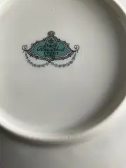 Vorschaubild 2 von Unterteller Untertasse Ivory Klassisch Weiß Rosen Porzellan