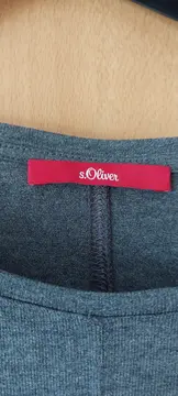 Vorschaubild 5 von Damen Pullover Gr. 42 Grau Casual 3/4-Arm mit Knöpfen