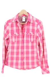 Vorschaubild 1 von Hemdbluse Damen 32/XXS Rosa Kariert Outdoor Casual