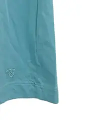 Vorschaubild 4 von Damen T-Shirt Türkis Gr. 38/M Kurzarm Baumwolle Casual