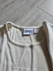 Vorschaubild 4 von Damen T-Shirt Beige Gr. 36/S Casual Kurzarm Baumwolle