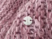 Vorschaubild 3 von Damen Loop Schal Rundschal Lila Polyacryl Casual Strick 25x82cm