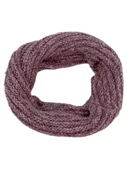 Vorschaubild 1 von Damen Loop Schal Rundschal Lila Polyacryl Casual Strick 25x82cm