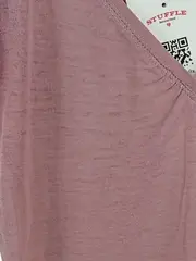 Vorschaubild 2 von Denim Damen T-Shirt V-Ausschnitt Rosa Gr. XS Classic