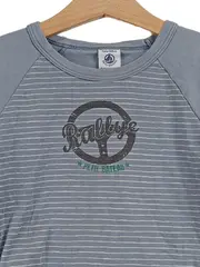 Vorschaubild 3 von Langarmshirt Kinder Gr. 116/118 Blau Gestreift Rallye