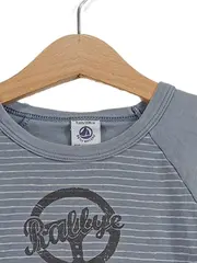Vorschaubild 2 von Langarmshirt Kinder Gr. 116/118 Blau Gestreift Rallye