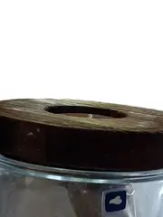 Vorschaubild 2 von Terra Windlicht Glas Holz Zylinder Teelichthalter Transparent 12cm