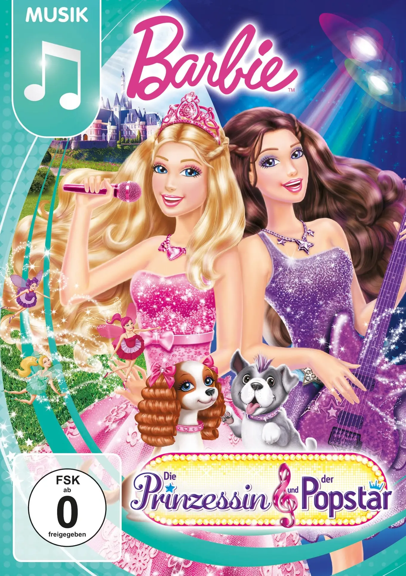 Barbie Die Prinzessin und der Popstar DVD Musical Deutsch Englisch Abenteuerfilm